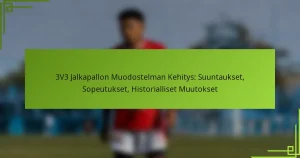 3V3 Jalkapallon Muodostelman Kehitys: Suuntaukset, Sopeutukset, Historialliset Muutokset